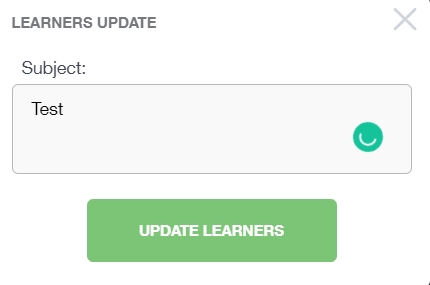 Learners Update