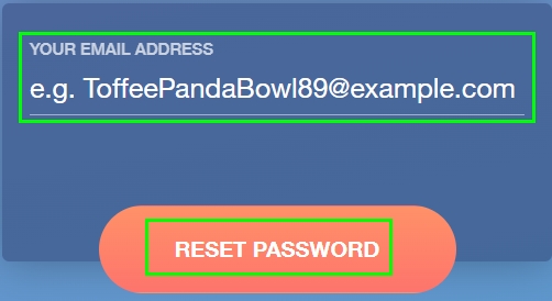 Enter your email address to reset the password.